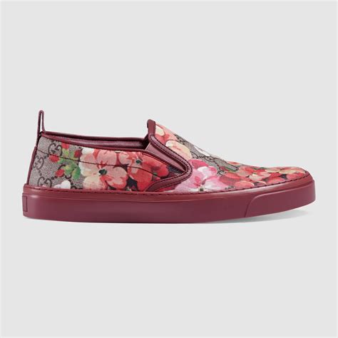 gucci purple slip ons